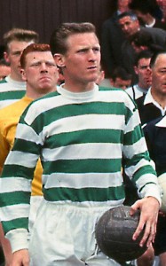 Scottish Cup Final 1965 Celtic versus Dunfermline Billy McNeill leads out the Celtic team sdrscottishcupfinal