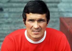 Ron Yeats Liverpool Centre half in at No.9 after a catalogue of Scots injury